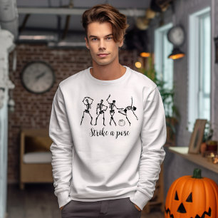 Halloween Dansend Skelet Aanpassen Grappige Tekst Trui