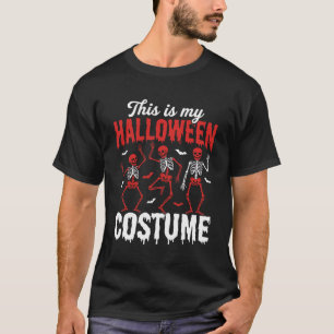 Halloween Dansend Skelet Kostuum Grafisch T-shirt