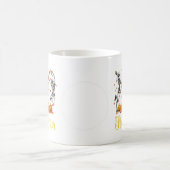 Halloween dansend skelet nooit beter pompoen koffiemok (Center)