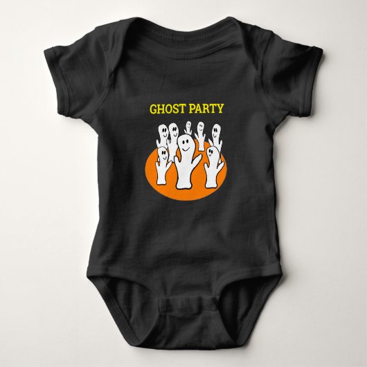 Halloween Dansende Ghost Party Romper (Voorkant)