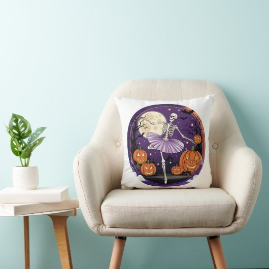 Halloween dansende skelet, beste cadeau ooit ! kussen (Stoel)