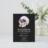 Halloween dansfeest voor volwassenen aankondiging (Staand voorkant)