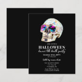 Halloween dansfeest voor volwassenen aankondiging (Voorkant / Achterkant)