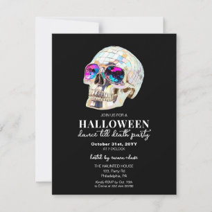 Halloween dansfeest voor volwassenen aankondiging