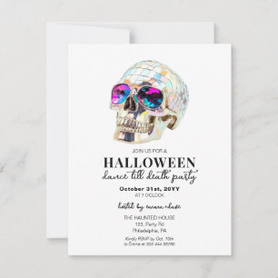 Halloween dansfeest voor volwassenen aankondiging