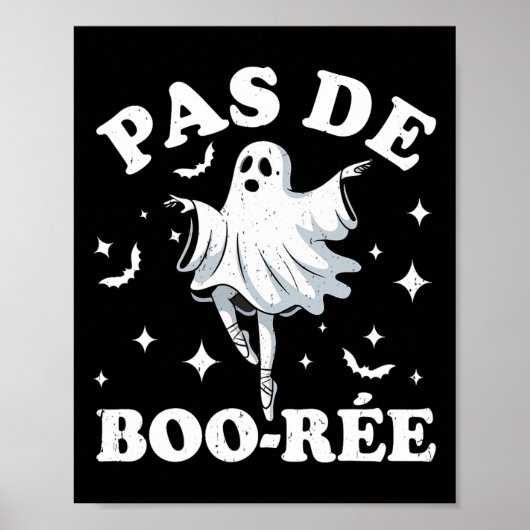 Halloween dansleraar Pas de Boo-rée Dancing Gho Poster (Voorkant)