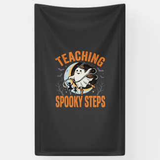 Halloween Dansleraar Spookstappen Spandoek