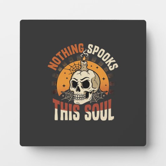 Halloween Dappere Skelet Nacht Fotoplaat (Voorkant)