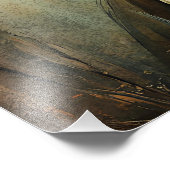 Halloween Dark Fairy met pompoen en schedel Foto Afdruk (Hoek)