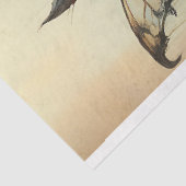 Halloween Dark Fairy met pompoen en schedel Tissuepapier (Detail)