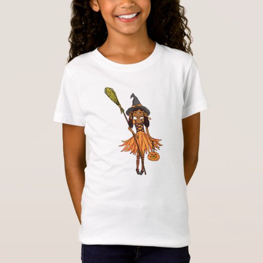 Halloween dark girl t-shirt (Voorkant)
