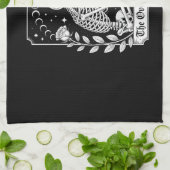 Halloween Dark Gothic Skeleton Overthinker Theedoek (Gevouwen)