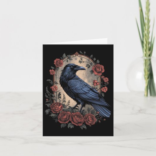 Halloween Dark Mysterious Witchy Natuur Fantasy Kaart (Voorkant)