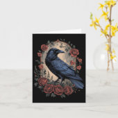 Halloween Dark Mysterious Witchy Natuur Fantasy Kaart (Gele Bloem)