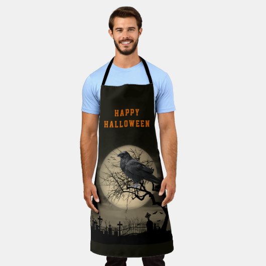 Halloween Dark Raven Gothic Schort (Gedragen)