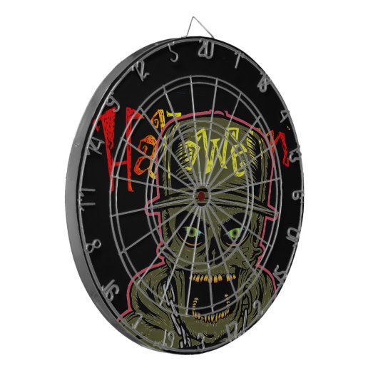 Halloween Dart Board Dartbord (Voorkant Links)