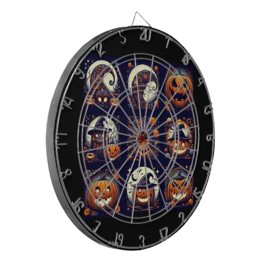 Halloween Dartbord (Voorkant Links)