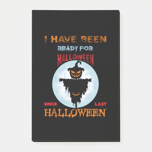 Halloween dat ik klaar ben voor Halloween Post-it® Notes (Voorkant)