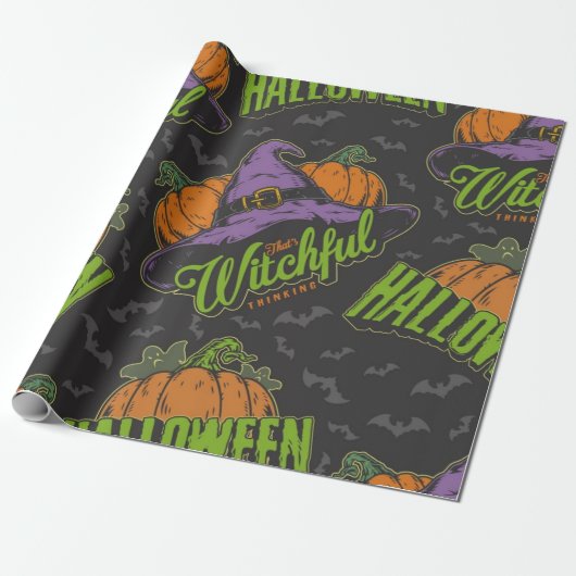 Halloween Dat is een heikel denkpatroon Cadeaupapier (Uitgerold)