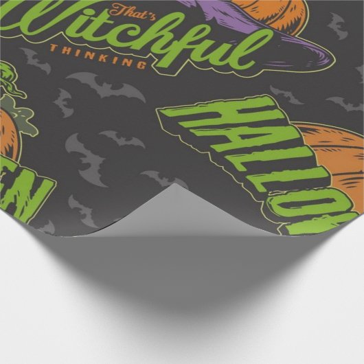 Halloween Dat is een heikel denkpatroon Cadeaupapier (Hoek)