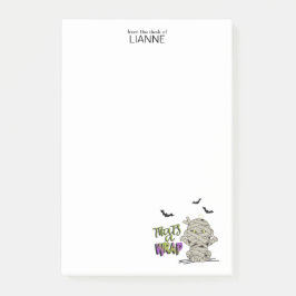 Halloween Dat is een Wrap Mummy Baby Green ID683 Post-it® Notes