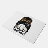 Halloween Day 2021 Halloween Leopard Mom Deurmat (Schuin)