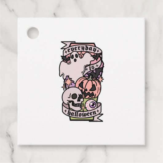 Halloween Day Bedankjes Labels (Voorkant)