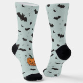 Halloween Day Mint Sokken (Gebogen)