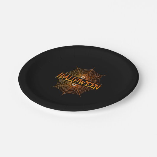 Halloween Day Papieren Bordje (Gekanteld)