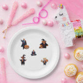 Halloween Day - Trumpkin Classic Papieren Bordje (Feest)