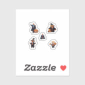 Halloween Day - Trumpkin Classic Sticker (Vel)