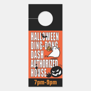 Halloween DDD bevoegd huis Deurhanger