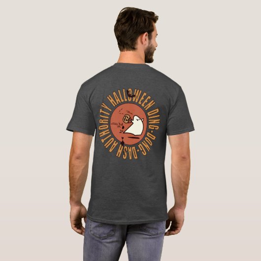 Halloween DDD-keurmerk T-shirt (Achterkant volledig)