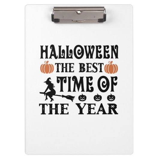 Halloween de beste tijd van de jaardag klembord (Voorkant)