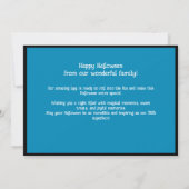 Halloween de "Brick-or-Treat" Kaart (Achterkant)