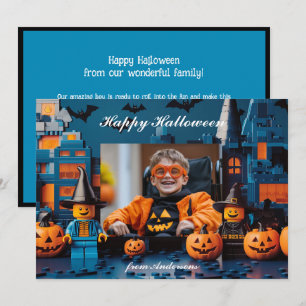Halloween de "Brick-or-Treat" Kaart