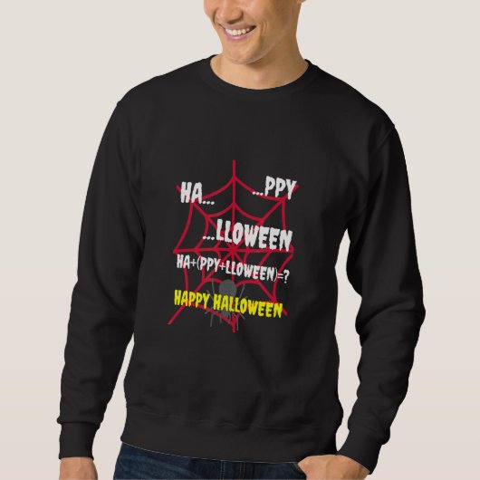 Halloween De Correcte Wiskundige Vergelijking Trui (Voorkant)