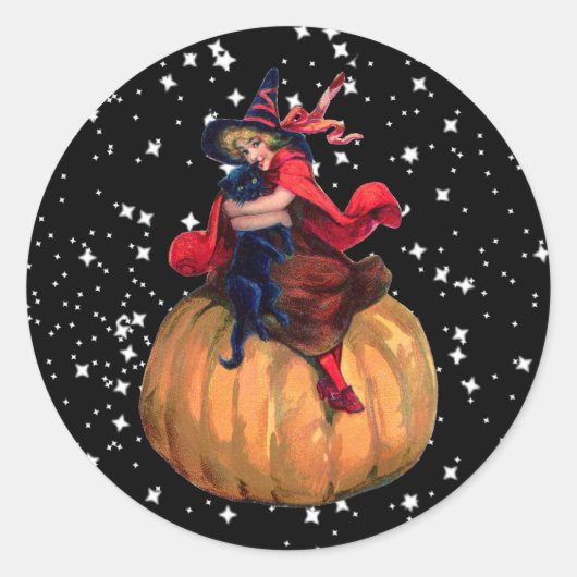 Halloween: de finale grens ronde sticker (Voorkant)