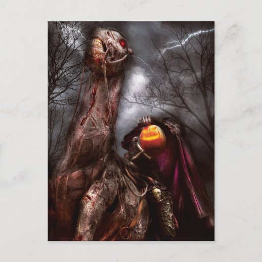 Halloween - de headless Horseman Briefkaart (Voorkant)