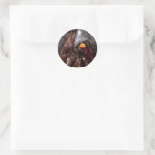 Halloween - de headless Horseman Ronde Sticker (Tas)
