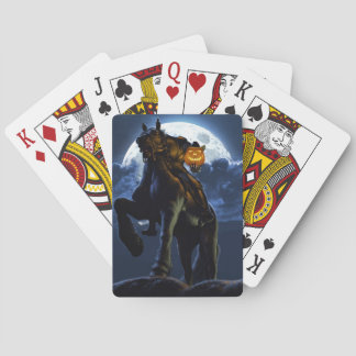 Halloween - De headless Horseman-speelkaarten Pokerkaarten