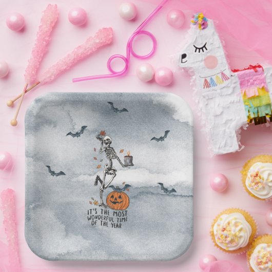 Halloween - De meest wonderbaarlijke tijd van het  Papieren Bordje (Feest)