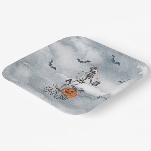 Halloween - De meest wonderbaarlijke tijd van het  Papieren Bordje (Gebogen)