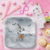 Halloween - de mooiste tijd van het jaar papieren bordje (Feest)