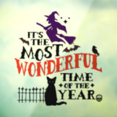 Halloween de mooiste tijd van het jaar raamsticker (Vel 3)