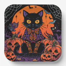 Halloween,De Pompoenveld Plaaggeest ,Zwarte Kat