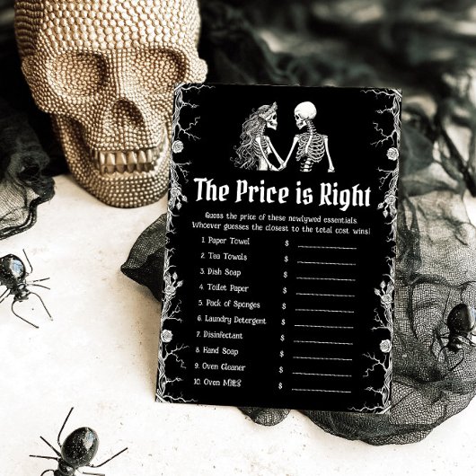 Halloween De prijs is het juiste Vrijgezellenfeest Kaart