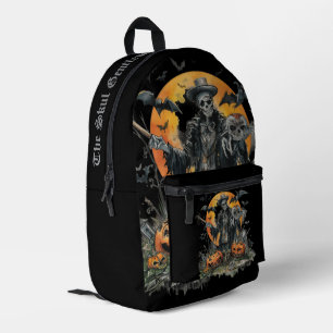 Halloween,De Schedel Heer van de Oogstmaan Bedrukte Rugzak