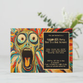 Halloween: de Scream-o-Ween uitnodiging (Staand voorkant)