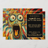 Halloween: de Scream-o-Ween uitnodiging (Voorkant / Achterkant)